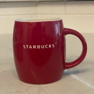 Red 2011 Starbucks mug